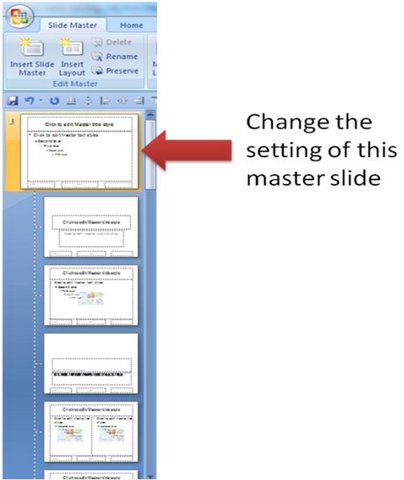 keeping a table live in a master slide in powerpoint 2016