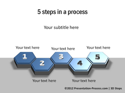 3D Steps from PowerPoint CEO Pack 1