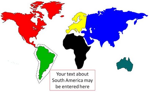 Add text box to country