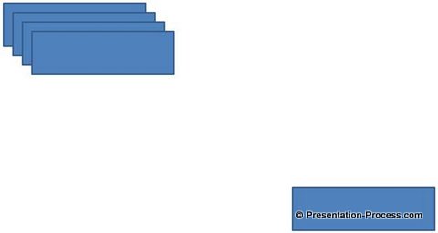 Align boxes for steps
