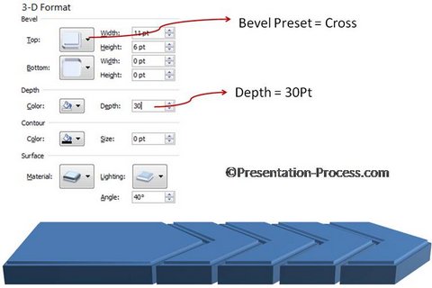 3D Steps Graphics in PowerPoint