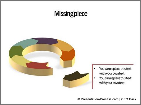 Concept showig Missing Piece