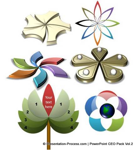 Flower Diagrams Collection from CEO Pack 2
