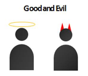 Good and Evil Icon