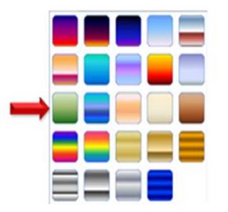 Gradient Fill option powerpoint