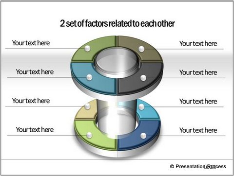 Layered Wheel Diagram Template In PowerPoint – Presentation Process ...