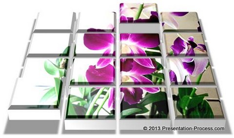 Lift up picture tiles