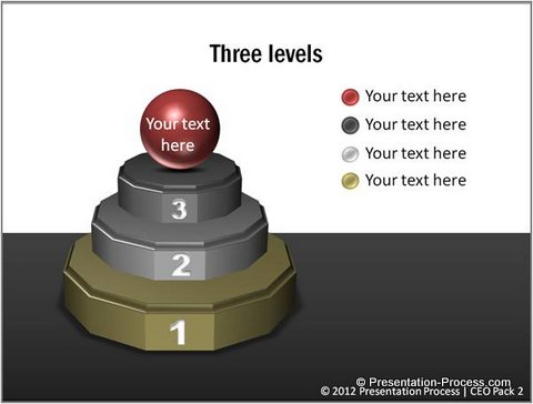 Octogonal Pyramid Diagram from PowerPoint CEO Pack 2