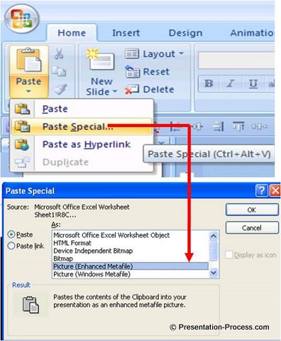 Paste Special PowerPoint Tips