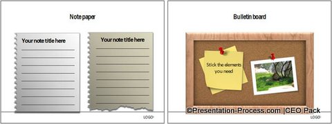 PowerPoint Notepad Element CEO Pack