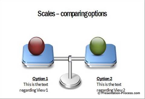 powerpoint scales options