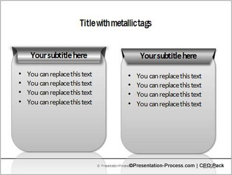 Text with Metallic Tags from CEO Pack