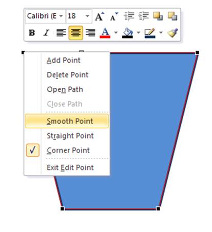 Shape Right Click Menu