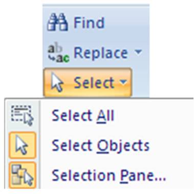 Selection Pane
