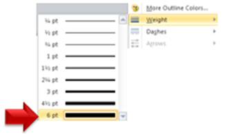 Thick Outline for Rectangle