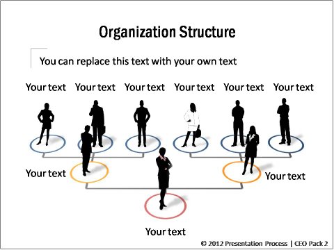 Lateralt organisationsdiagram fra CEO pack 2